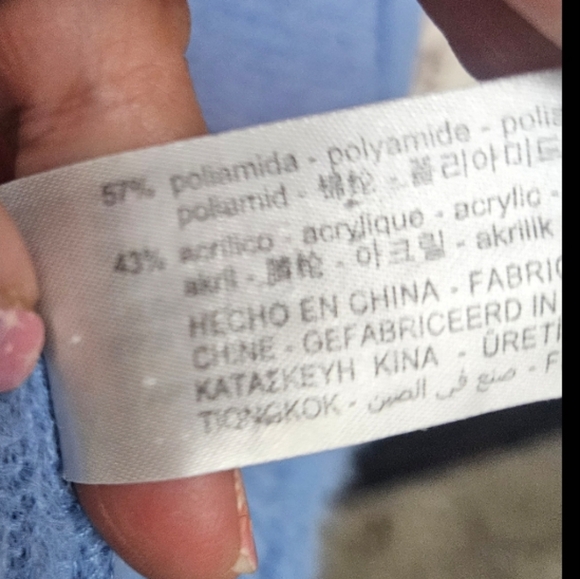 Zara Light Blue Women's Sweater - Picture 6 of 6